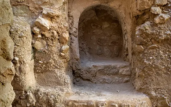 Ruinas en el Castillo de Jumilla