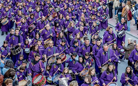 Tamboradas en Semana Santa de Jumilla
